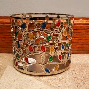 Bath and Body Works Christmas Lights Candle Holder